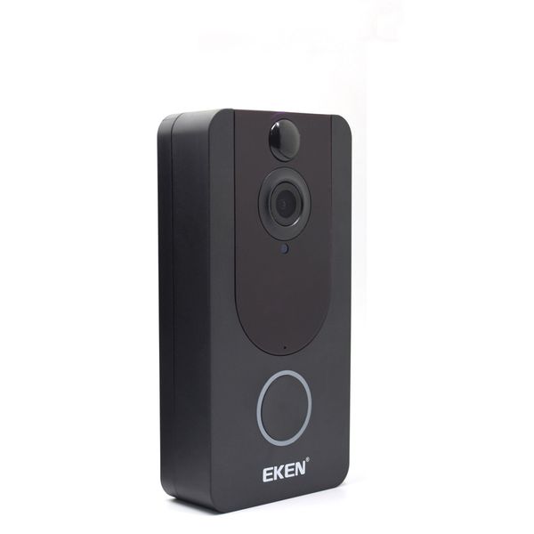 EKEN V7 HD 1080 P Akıllı WiFi Video Kapı Zili Kamera Visual Interkom ile Chime Gece Görüş IP Kapı Bell Kablosuz Güvenlik