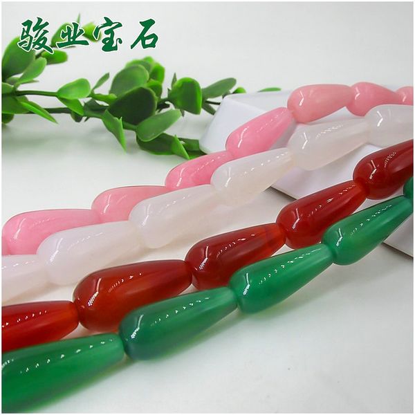 

offwk night market natural agate scattered beads dongling jade powder water drops scattered beads hairpin ear pink pink crystal agate powder, Silver