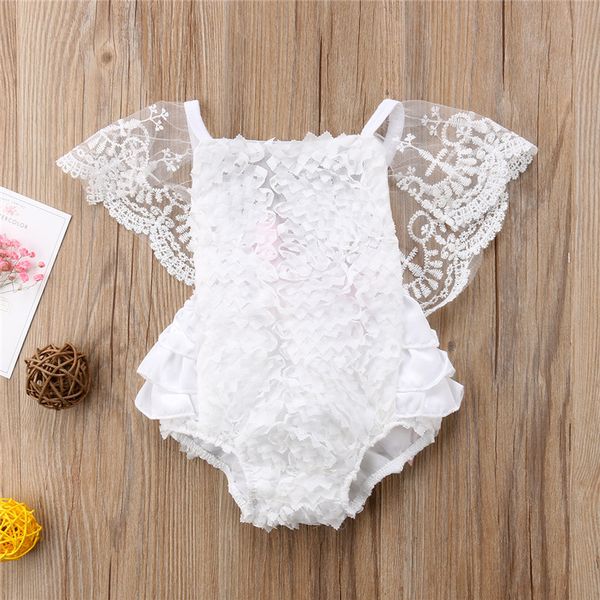

princess lace frilly bodysuit toddler baby clothing girl ruffles fancy bodysuits kids leotard, Blue