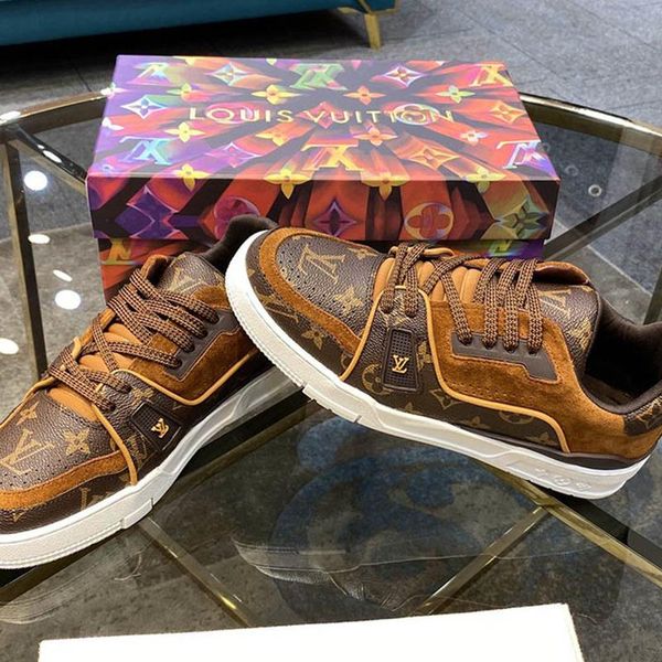 

43 designer high-quality men's casual sports shoes and luxury outdoor casual shoes, the original box size is 38-45, Black