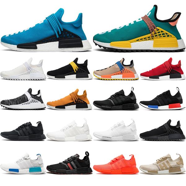 

2020 nmd человека гонки кроссовки pharrell williams hu белый черный желтый красный серый мужские тренеры женские спортивные кроссовки eur 36, White;red