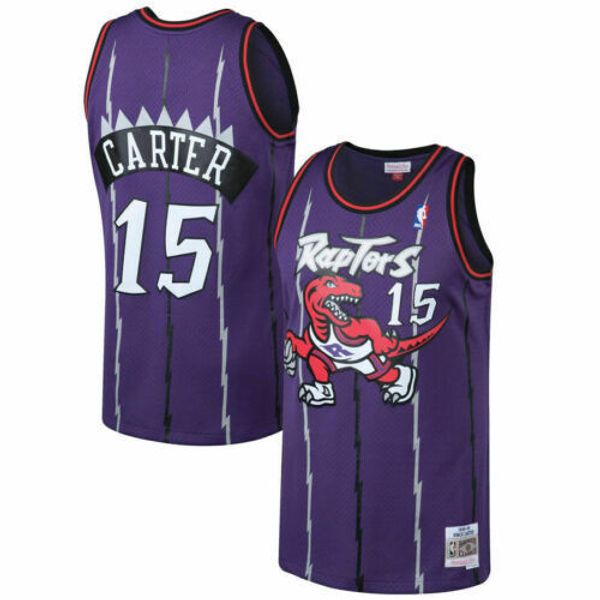

men's tor vince carter mitchell & ness purple 1998-99 jersey basketball jerseys, Gray