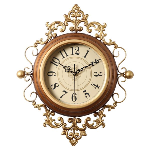 

wall clocks retro large clock silent vintage on the for living room classical watches home decor metal decorations