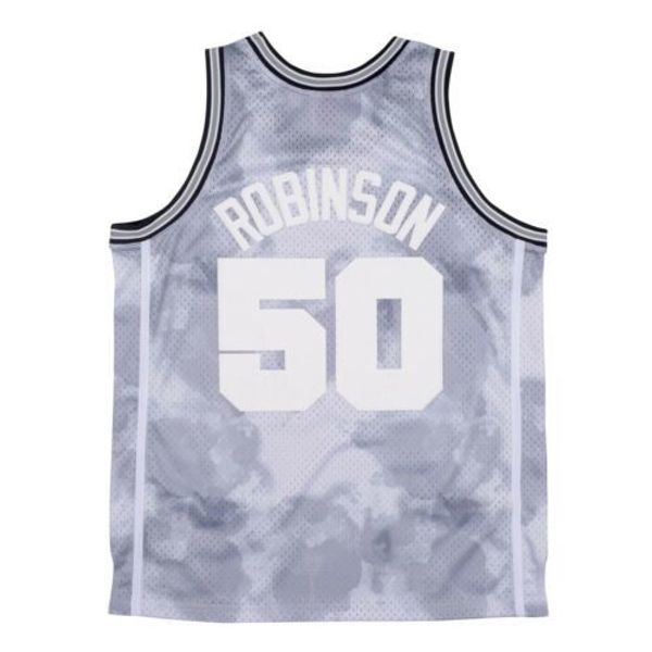 

дешевый дэвид робинсон # 50 mitchell ness облачных небеса 1998-99 джерси отсылок вест прошитой майки для баскетбола, Gray