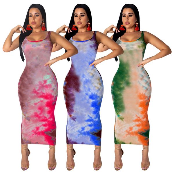 

women gradient sleeveless dress slim fit square neck pencil dresses famale fashion skinny clothes, White;black
