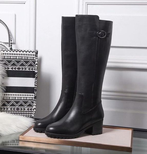 

фирменное наименование louise женщин колено snow keep warm рыцаря из натуральной кожи зимние мартин похудения пинетки sz35-40, Black