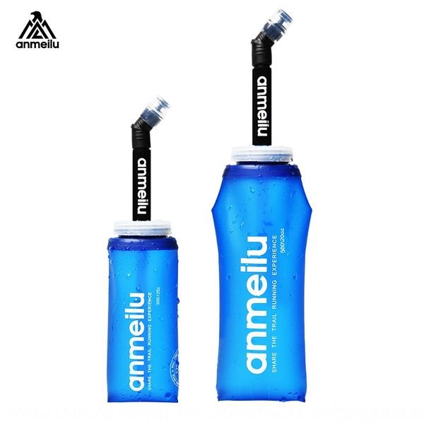 

anmei road folding soft outdoor sports kettle tpu cup drinking bag marathon outdoor sports portable kettle