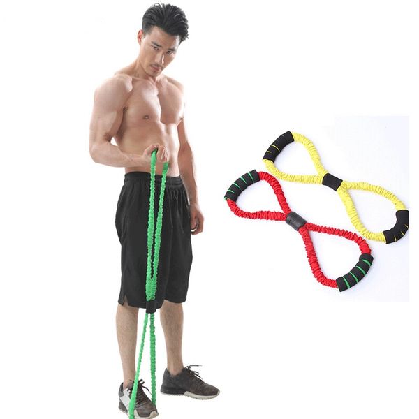 

сопротивление группы 8-формы йоги грудь расширение сопротивления группа anti-fracture фитнес тросовые latex tube elastic