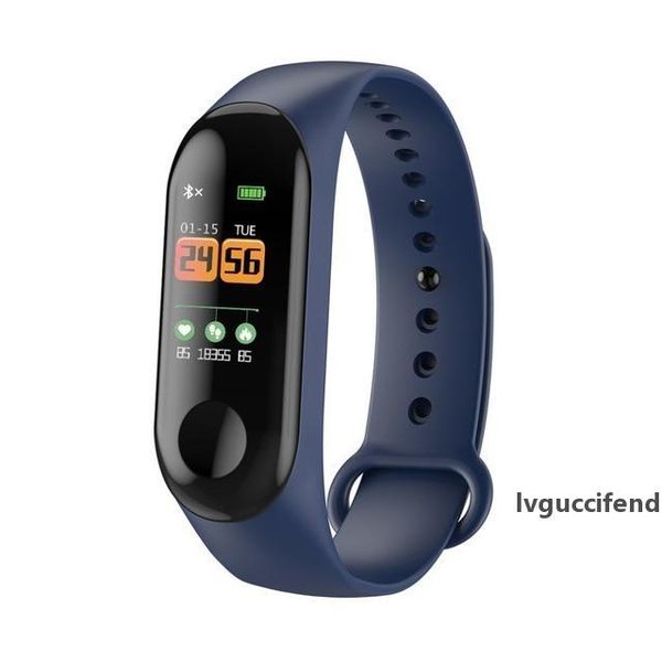 

m3 smart bracelet bluetooth sport smart wristwatch blood pressure heart rate monitor fitness tracker pedometer smart watch for android ios