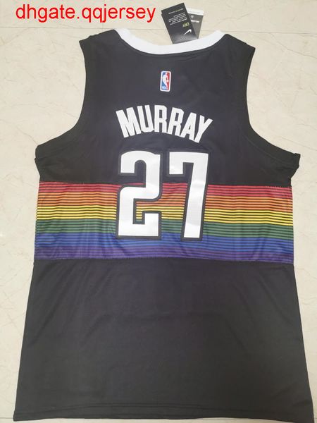 

men's jamal murray #27 black jersey, Gray