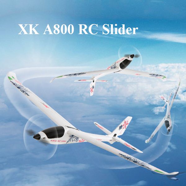 

xk a800 4ch 3d6g 780mm system rc glider airplane compatible futaba rtf remote control aircraft toys for kids and adults t200721