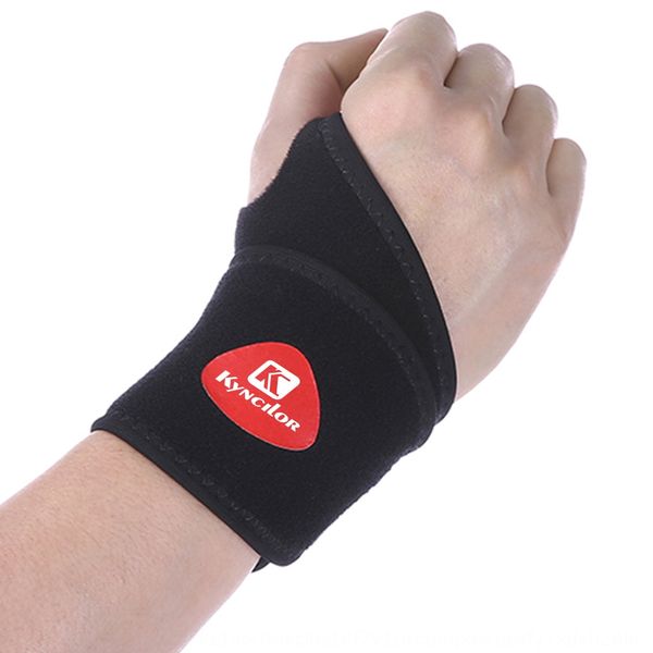 

i2n5s outdoor sports high elasticity wrist protector weightlifting basketball wrist protector diving material outdoor sports badminton badmi, Black;red