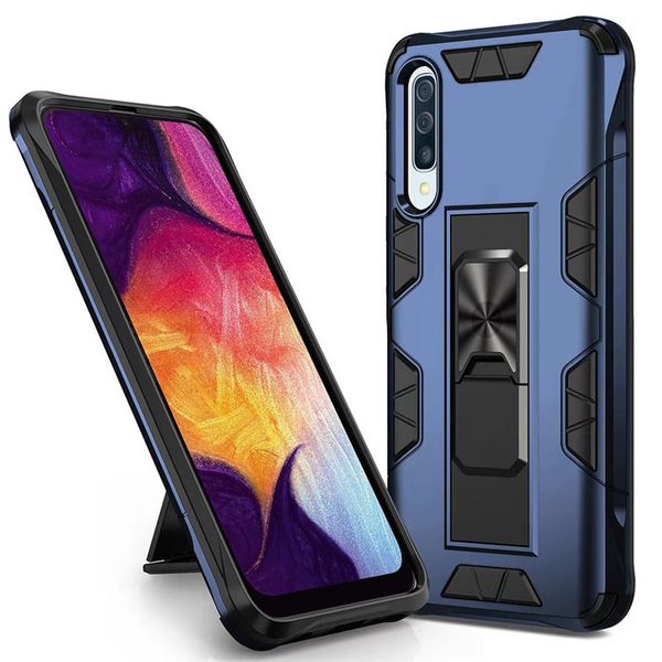 

роскошный доспех телефон случае с магнитной автомобиля стенд палец кольцо телефона чехол для iphone 11 про хв макс чехол для samsung a01 a51