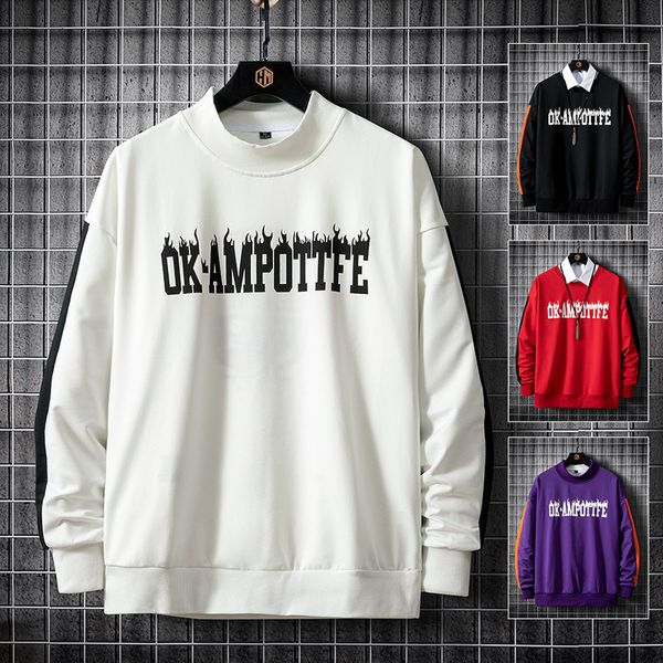 

2020 spring and autumn new men's wear men's long-sleeved t shirt