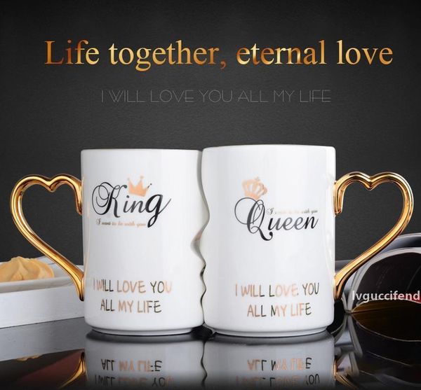 

couple cups a pair of creative trends korean mugs personality water cups ceramic cups get married and give gifts for birthdays t200506