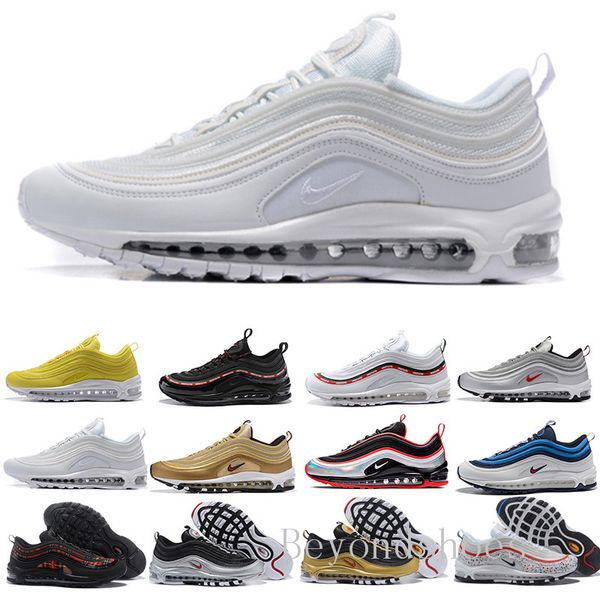 

men running shoes balck metallic gold south beach prm yellow triple white designer women sports sneakers us 5.5-11 hu-9c, Black