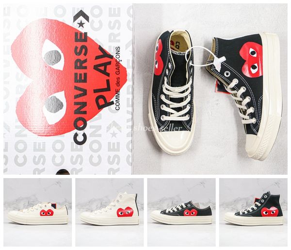 

cdg play патронного 70s привет low vulcanized все 1970 розового зеленый холст больших глаза звезда mens женщина skate повседневная обувь мод