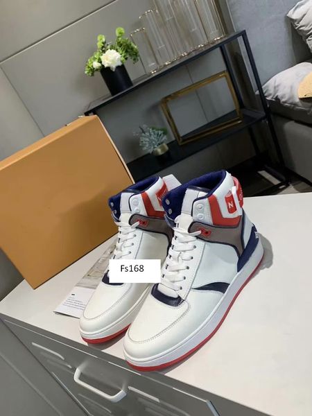 

rivoli high sneaker mens vintage trainers calfskin high women monogram multi trainer boots casual shoes, Black