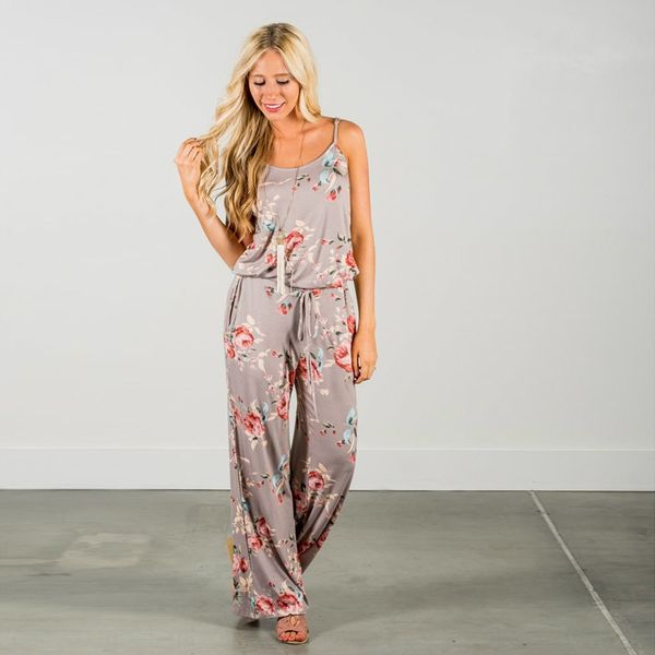 

sb4fl сезон новый большого размера свободно печататься карман широкого ноги slingjumpsuit сезон новый большого размер свободно печататься ка, Black;white