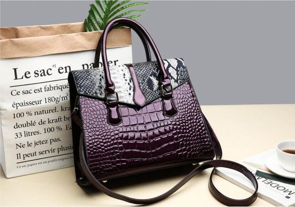 

Fashionable New Style Simple Portable Women's Bag Fashion Lock Large Tote Commuter Handbags Boston Bag