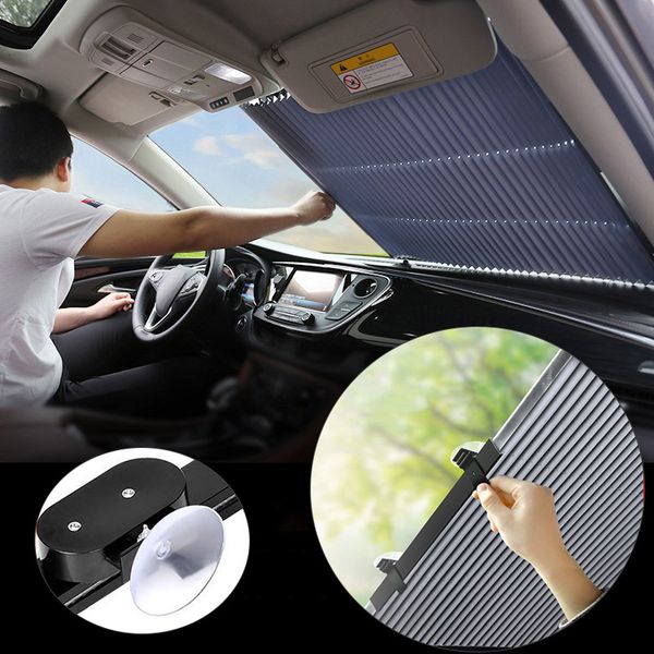 

46/65/70cm reflective anti-uv films car windshield sunshades auto curtain shade cover sun shield visor external accessories