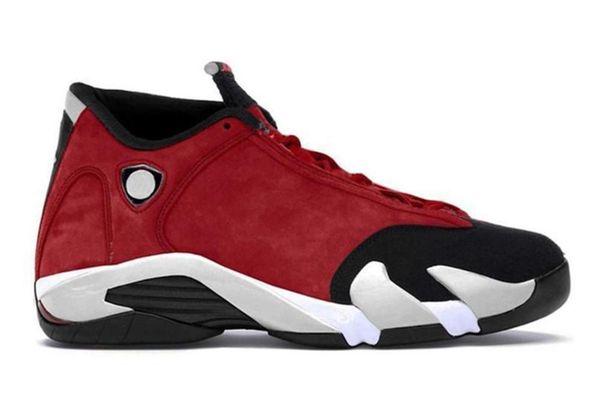 

2020 14 og high gym red men basketball shoes gym red black white 14s 487471 -006 sports shoes sneakers 7 -13