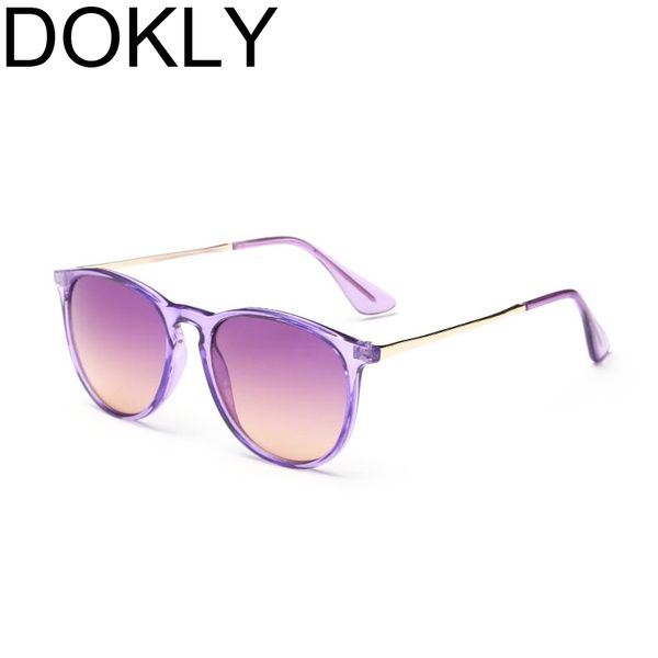 

dokly women sunglasses pink purple frame reflective coating mirror uv400 lens brand designer sun glasses oculos de uv400, White;black