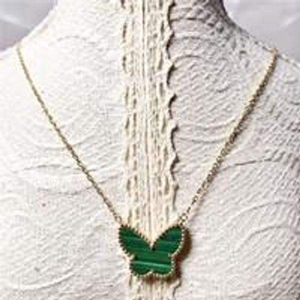 

the new version of the high 925 silver clover 18k white gold butterfly shell necklace bracelet original one to one female clavicle chain