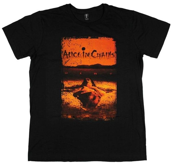 

alice in chains dirt mens shirt black wonderful t shirt d014m, White;black