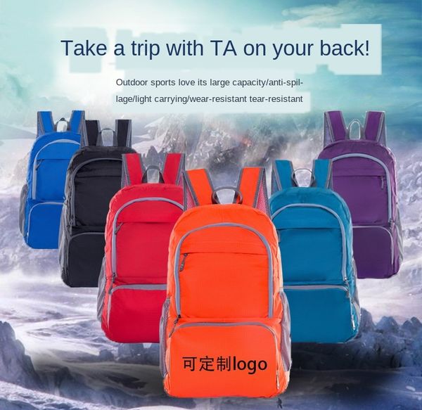 

8xnfj waterproof thickened outdoor travel agency company activity printing mountaineering bag backpack waterproof mountaineering bag thicke
