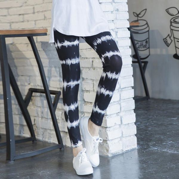 

spandex new 2020 starry sky flower printed legging fashion slim women leggings thin high elastic cotton causal fitness pants, Black