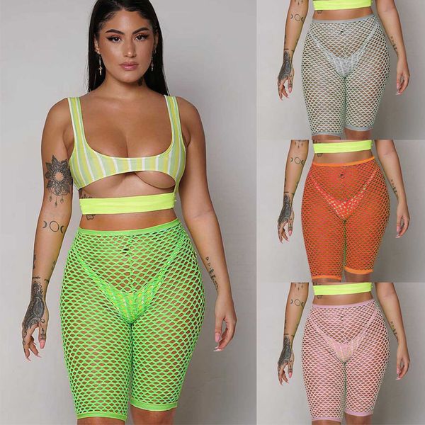 

лето сплошного цвета stretch женщины сплошного цвета шорты новая короткий параграф тонкая сексуальная повязка сетка шорт брюки женская, White;black