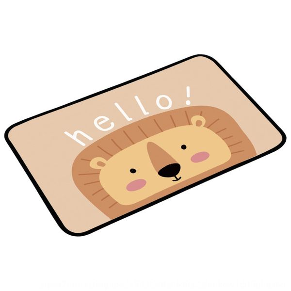 

40*60cm lion pattern bedroom carpet wear-resistant water-absorbing rebound carpet non-slip mat shower room non-slip mat