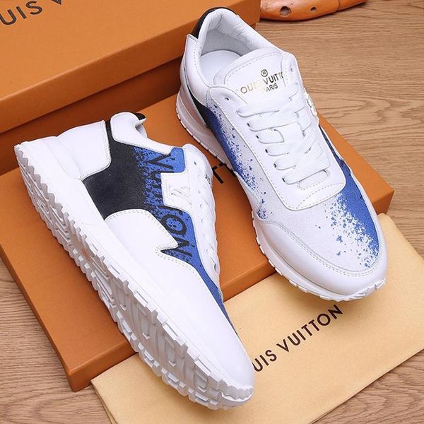 

mens shoes run away sneaker chaussures pour hommes rubber soles footwears luxury sports shoes for men with original box sale