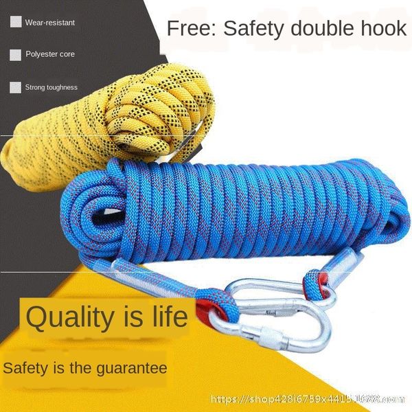 

wear-resistant nylon safety working wire mountaineering high-altitude outdoor safety nylon rope escape rope
