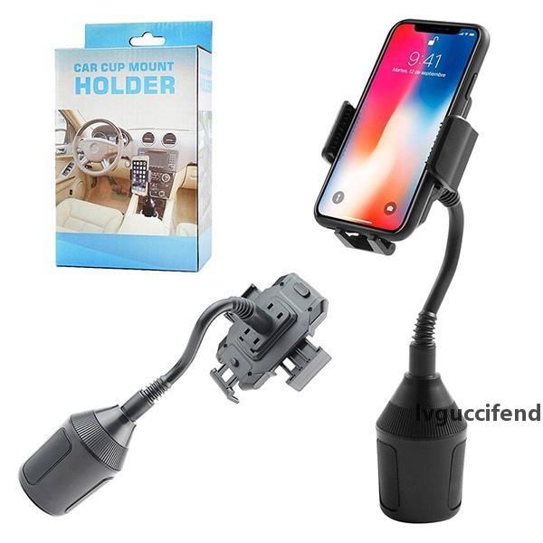 

cell phone gps adjustable car cup holder stand cradle mount carÂ phoneÂ holder for gps android phone ios iphone 8 plus huawei p30 pro