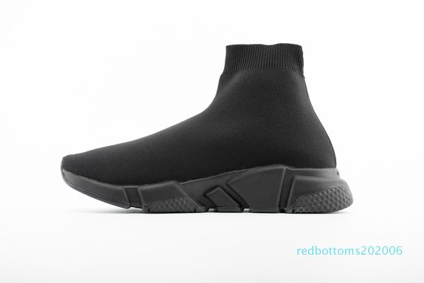 

2019 new fashion mens designer shoes for men speed sock trainers man woman black white platform shoes women size 35-48 c15