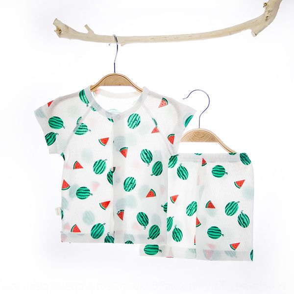 

mcldw baby summer short-sleeved suit children's cotton thin style two-piece pajamas for boys and girls clothes home clothes home furnis