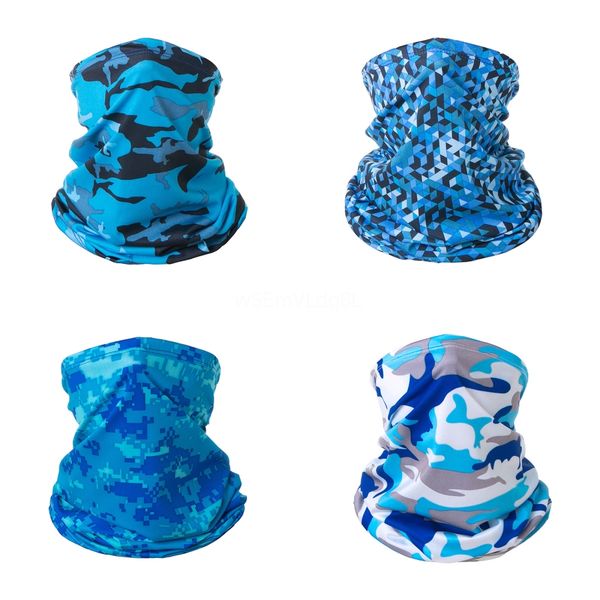 

camouflage print anti-uv dust-proof outdoor sport face er cycling scarf magic turban windproof hanging ear neck gaiter#439#508#348, Black