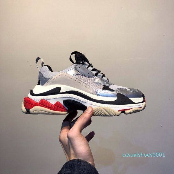 

2019 fashion casual shoes 17fw triple-s dad for men's women black sports designer triple s shoes size 36-45 c01