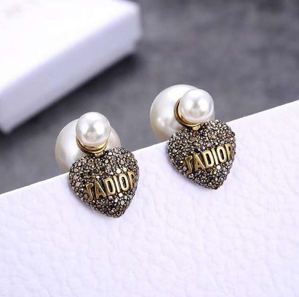 

fashion new style pearl earrings fashion hoop earrings, Golden;silver