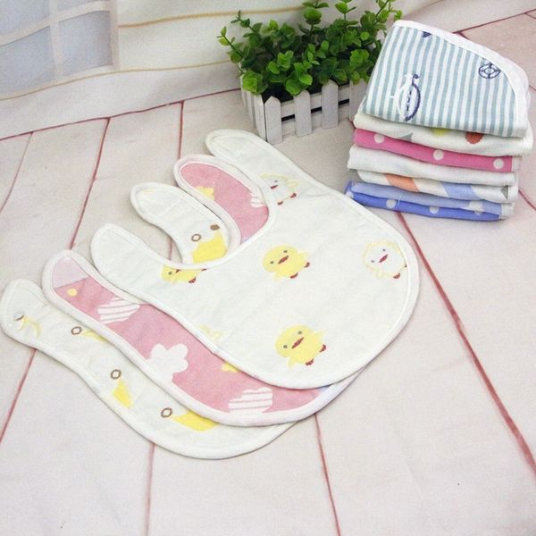 

mother and baby baby u-shaped bib pure cotton gauze bib saliva meal towel napkin napkin towel