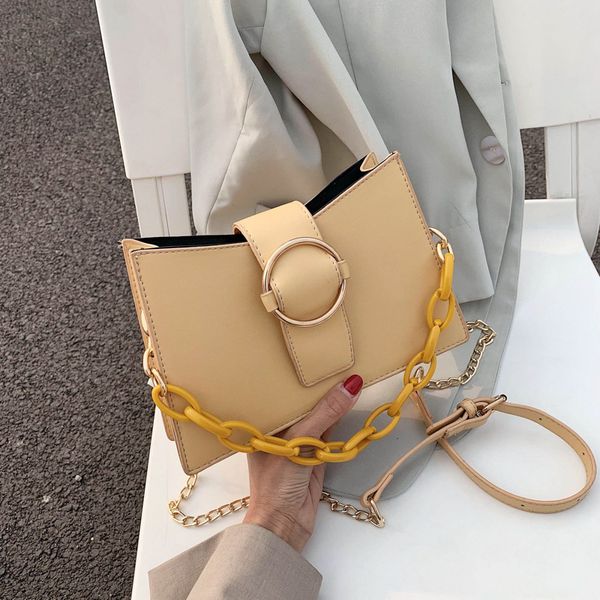

new women's bag square sling bag fashion handbag chain messenger