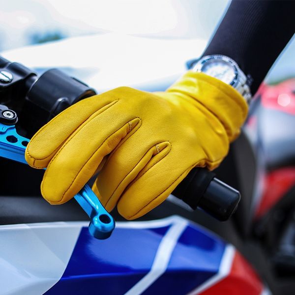 

zdqzd aozhe коровьей motorcyclemotorcyclemotorcycle перчатки все относятся к водителям ездового спорта на открытом воздухе износостойких про, Black
