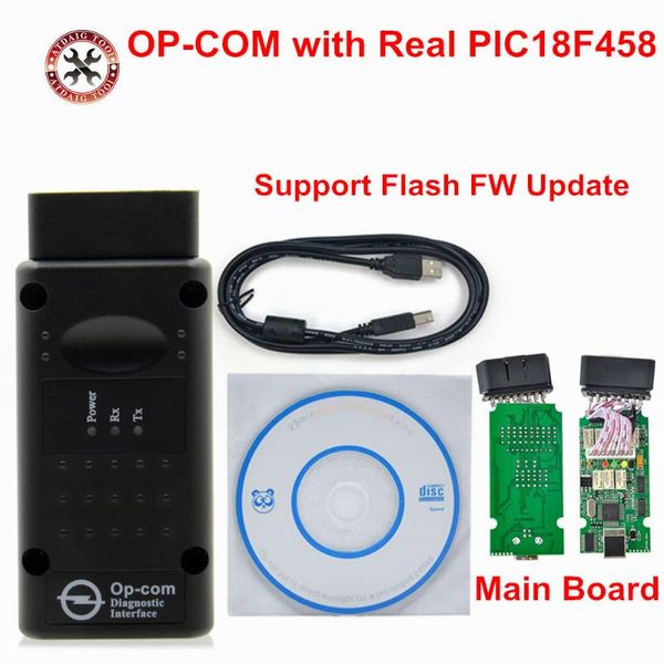 

op com v1.59 1.65 1.70 with pic18f458 chip diagnostic tool opcom can bus diagnostic tool for obd2 obdii scanner