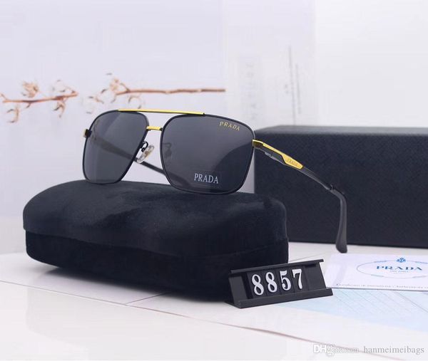 

2020 pilot солнцезащитные очки мужчины конструктора sunglass популярные поляризованные mens женщина металлический каркас lentes модельер вс, Black