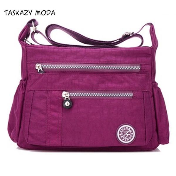 

new luxury women messenger bag waterproof nylon shoulder bags casual handle ladies handbag travel tote women's crossbody bag