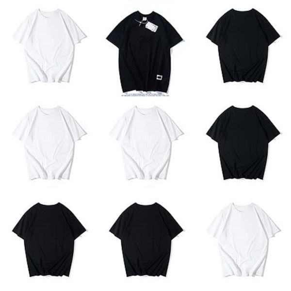 

100% cotton fashion letter print t-shirts men women casual cool o-neck men's t shirt summer short sleeve hip hop clothing 2-3xl wgtx #q, White;black