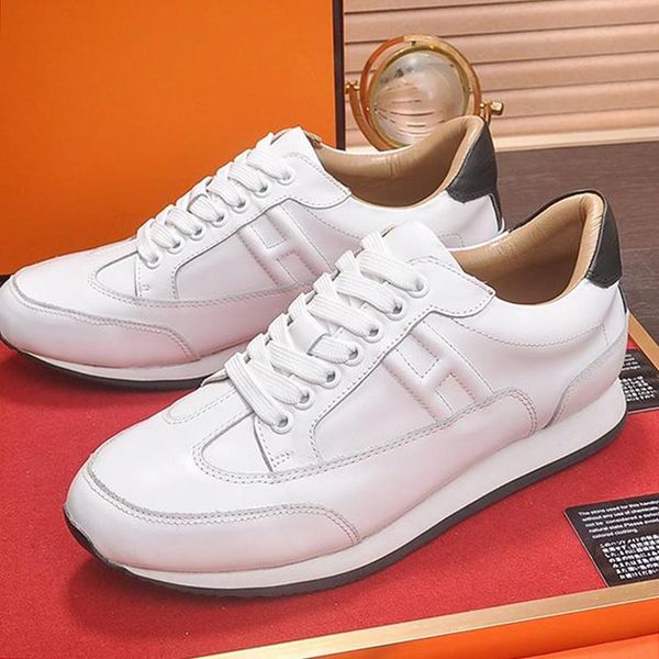 

2020 luxury men shoes casual rubber soles leather big size mens shoes chaussures pour hommes trail sneaker fashion footwears men shoes retro