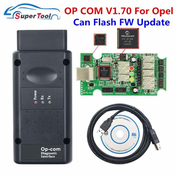 

op com v1.99 для can bus автомобиля opcom 1,70 обновление прошивки вспышки real pic18f458 ftdi ft232rl chip tool сканер obd2 auto